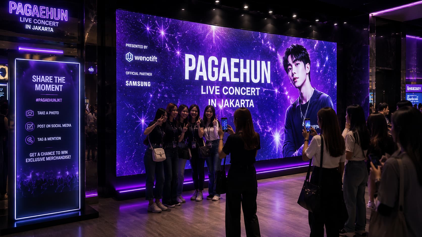 Photo wall experience