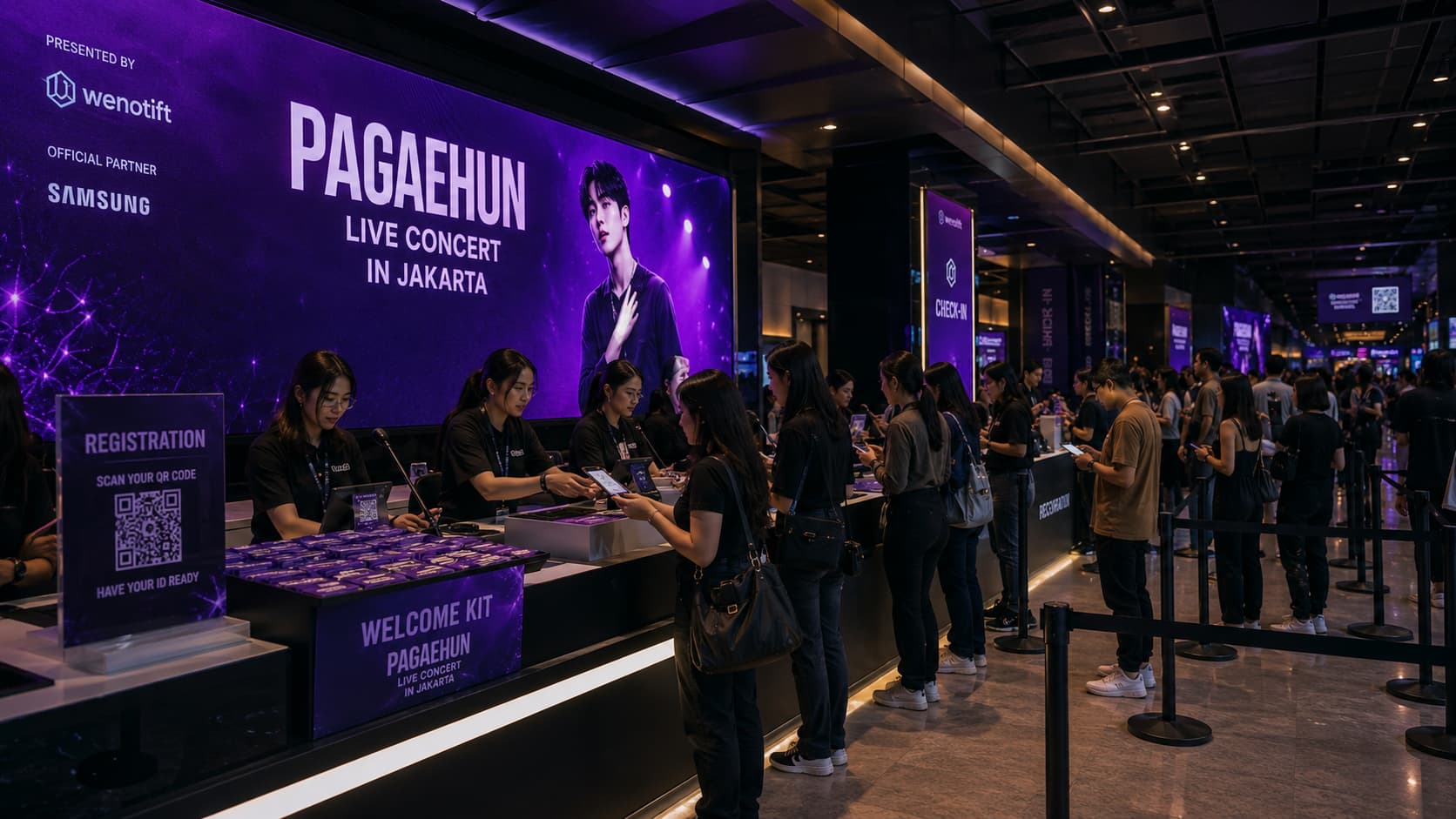 Registration counter