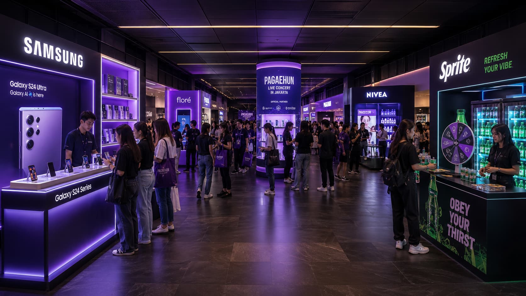 Sponsor showcase zone